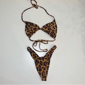 NWOT Sorella Thong Bikini Set 🐆